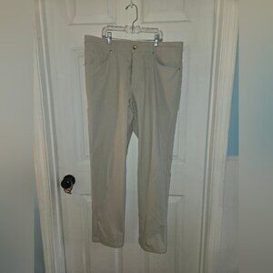 Lululemon Athletica Men's Khaki Athletic Pants Size 35